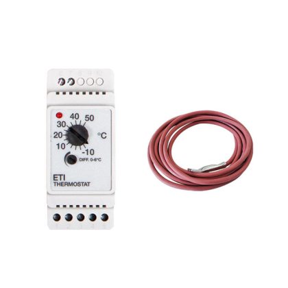   BVF ETI-1551 termosztát csőkísérő fűtéshez + ETF-622 hőmérséklet szenzor