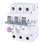 ETI 2145514 Kismegszakító, 3P, C10A, 6kA