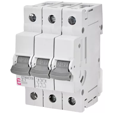 ETI 270134106 ETIMAT P10 Z1A 3p 10kA kismegszakító, 3 modul ETI 270134106 ETIMAT P10 Z1A 3p 10kA kismegszakító, 3 modul