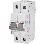   ETI 270214105 ETIMAT P10 Z2A 1p+N 10kA kismegszakító, 2 modul