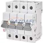   ETI 270242104 ETIMAT P10 D2A 3p+N 10kA kismegszakító, 4 modul