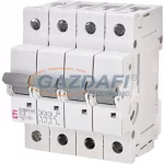   ETI 270441109 ETIMAT P10 C4A 3p+N 10kA kismegszakító, 4 modul