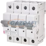   ETI 270642106 ETIMAT P10 D6A 3p+N 10kA kismegszakító, 4 modul