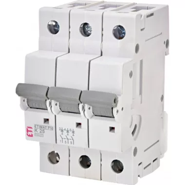 ETI 272533109 ETIMAT P10 K25A 3p 10kA kismegszakító, 3 modul ETI 272533109 ETIMAT P10 K25A 3p 10kA kismegszakító, 3 modul