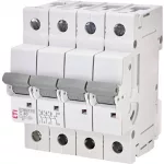  ETI 274041101 ETIMAT P10 C40A 3p+N 10kA kismegszakító, 4 modul