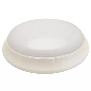 TRACON EVA21NW Műanyag búrás falon kívüli LED világítótest 100-240 V, 21 W, 1600 lm, 4000 K, IP54,D=400mm, EEI=F