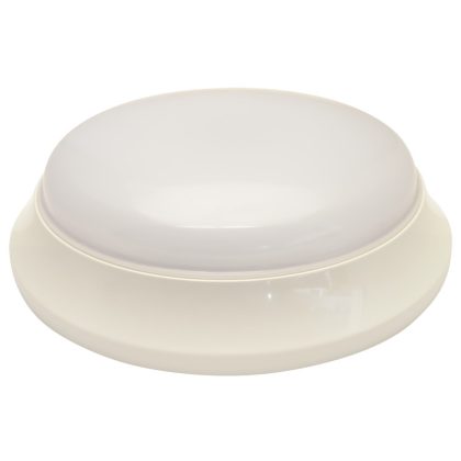   TRACON EVAE14NW Plastic bulb wall-mounted LED luminaire with inverter 100-240V, 50Hz, 14 / 2W, 1000 / 140lm, 1h, 4000K, IP54, EEI = A