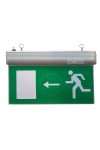 TRACON EXIT-01-J Edge-lit LED exit indicator with adhesive pictograms 230V, 50Hz, 13 × LED, 3h, 2.4V / 900mAh, Ni-Cd TRACON EXIT-01-J Edge-lit LED exit indicator with adhesive pictograms 230V, 50Hz, 13 × LED, 3h, 2.4V / 900mAh, Ni-Cd