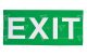TRACON EXIT-01-J Edge-lit LED exit indicator with adhesive pictograms 230V, 50Hz, 13 × LED, 3h, 2.4V / 900mAh, Ni-Cd