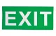 TRACON EXIT-02-J Élvilágítós LED kijáratjelző ragasztható piktogramokkal 230V, 50Hz, 8×LED, 3h, 2,4V / 900mAh, Ni-Cd
