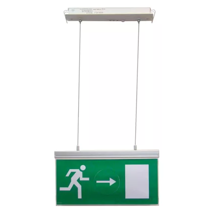 TRACON EXIT-03-J Élvilágítós LED kijáratjelző ragasztható piktogramokkal 230V, 50Hz, 18×LE