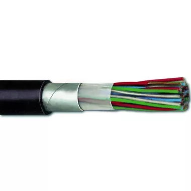 F-2YA2Y 20x2x0,6mm2 távközlési kábel PE 200/300V fekete