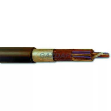 F-2YJA2Y 6x2x0,8mm2 távközlési kábel vízelvezetéssel PVC 200/300V fekete