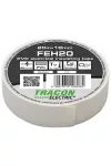 TRACON FEH20 Szigetelőszalag, fehér 20m×18mm, PVC, 0-90°C, 40kV/mm