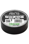 TRACON FEK10 Szigetelőszalag, fekete 10m×18mm, PVC, 0-90°C, 40kV/mm