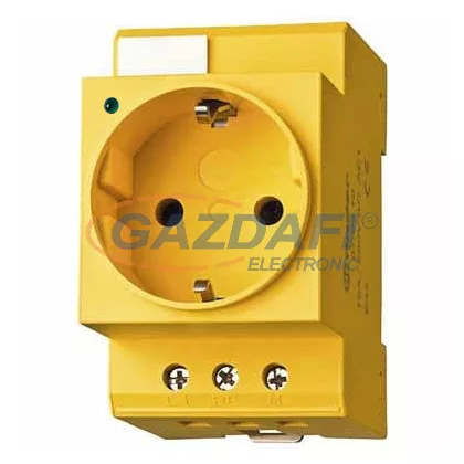 FINDER 07.98.00 Dugalj sárga, + zöld LED