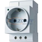 FINDER 07.99.00 Dugalj szürke,+ zöld LED