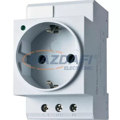 FINDER 07.99.00 Dugalj szürke,+ zöld LED