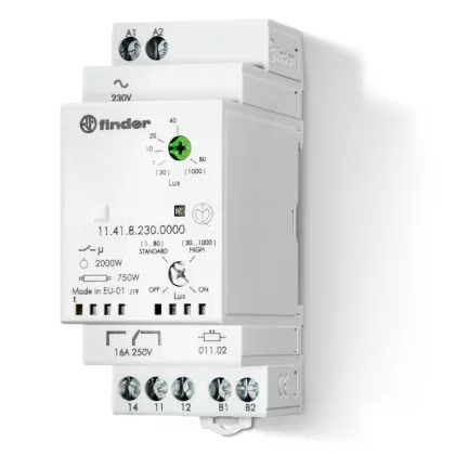 FINDER 114182300000POA MODULAR LIGHT DEPENDENT RELAY
