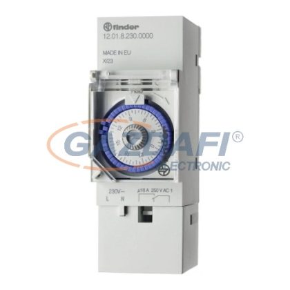   FINDER 12.01.8.230.0000 Mechanikus napi időkapcsoló 230V 16A