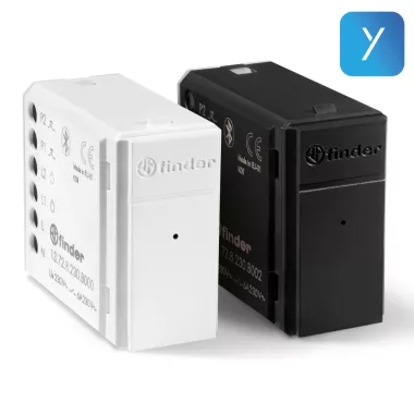 FINDER 13728230B000 MULTIFUNCTION RELAY 2CH BLE WHITE
