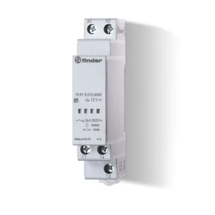   FINDER 199190244000 Kimeneti modul a 11.91-es típus Y1-Y2 kimenetére történő csatlakoztatáshoz, 1 váltóérintkező 16 A, 24 V DC