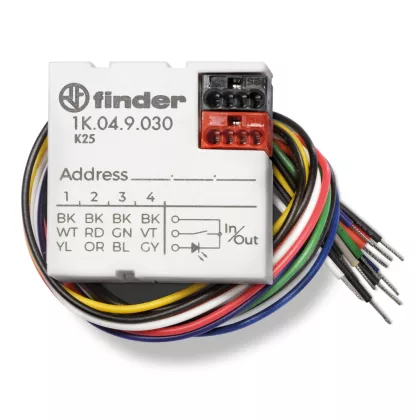 FINDER 1K049030 KNX-modul szerelvénydobozba, 4 csatorna