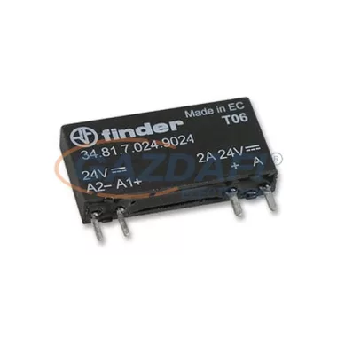 FINDER 34.81.7.024.9024 SSR teljesítmény relé, 1 záróérintkező