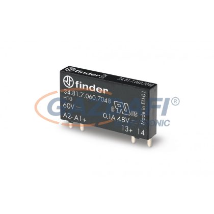 FINDER 34.81.7.060.7048 SSR relé, 1 záróérintkező