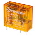   FINDER 40.31.8.048.0001 Miniatűr printrelé, 1 váltóérintkező,10A