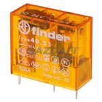   FINDER 40.51.8.024.0000 Miniatűr printrelé, 1 váltóérintkező,10A
