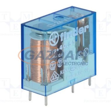 FINDER 40.51.9.024.0300 Miniatűr printrelé, 1 záróérintkező,10A