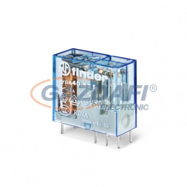 FINDER 40.52.7.021.5000 Miniatűr printrelé, 2 váltóérintkező, 8A