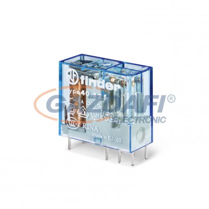   FINDER 40.52.7.021.5000 Miniatűr printrelé, 2 váltóérintkező, 8A