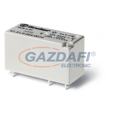 FINDER 41.31.9.048.8001 Miniatűr printrelé, 1 váltóérintkező,12A