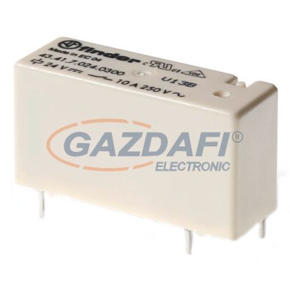   FINDER 43.41.7.009.2300 Miniatűr printrelé, 1 záróérintkező,10A