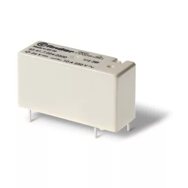 FINDER 43.41.7.024.5001 Miniatűr printrelé, 1 váltóérintkező,10A