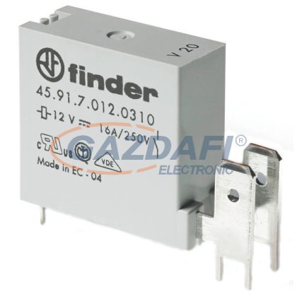 FINDER 45.91.7.009.0310 Printrelé, 1 záróérintkező, 16A