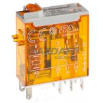   FINDER 46.52.8.024.0040 Miniatűr ipari relé, 2 váltóérintkező, 8A