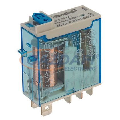   FINDER 46.61.9.024.0040 Miniatűr ipari relé, 1 váltó, 16A