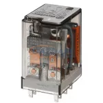   FINDER 55.32.8.230.0000 Miniatűr ipari relé, 2 váltóérintkező, 10A