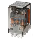   FINDER 55.34.8.024.0000 Miniatűr ipari relé, 4 váltóérintkező, 7A