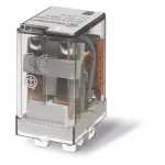   FINDER 56.32.8.110.0040 Miniatűr teljesítény relé, 2 váltóérintkező, 12A