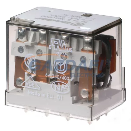   FINDER 56.44.8.230.2000 Miniatűr teljesítény relé, 4 váltóérintkező, 12A