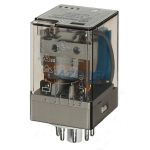   FINDER 60.12.9.060.5270 Ipari relé, 2 kettős váltóérintkező, 10A