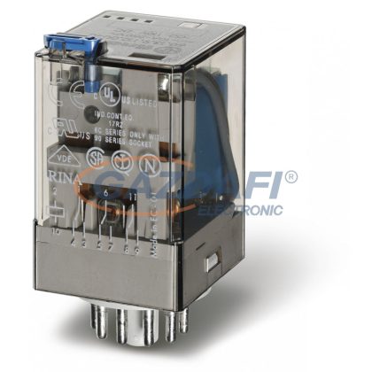   FINDER 60.13.9.048.0040 Ipari relé, 3 váltóérintkező, 10A