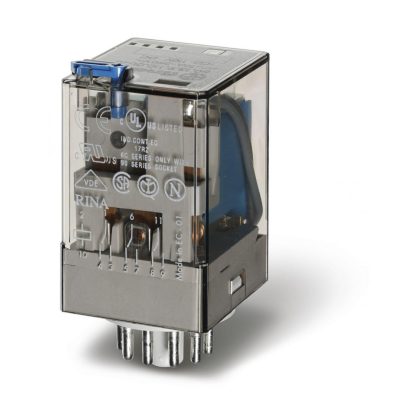   FINDER 60.13.9.048.5040 Ipari relé, 3 váltóérintkező, 10A