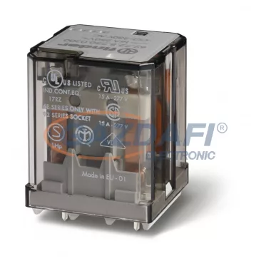 FINDER 62.22.8.024.4300 Teljesítményrelé, 2 záróérintkező, 16A