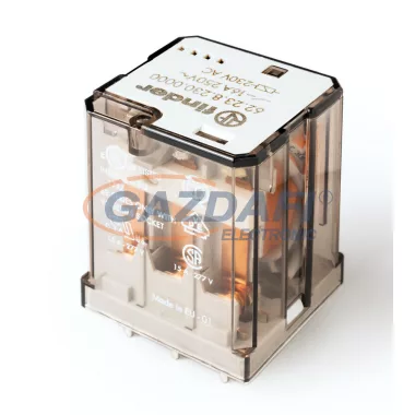 FINDER 62.23.8.230.0040 Teljesítményrelé, 3 váltóérintkező, 16A