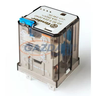 FINDER 62.32.9.012.0040 Teljesítményrelé, 2 váltóérintkező, 16A